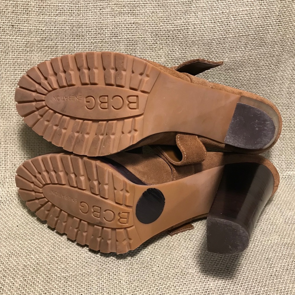 BCBGeneration Suede Leather Platform Heels 7.5 - Picture 8 of 8